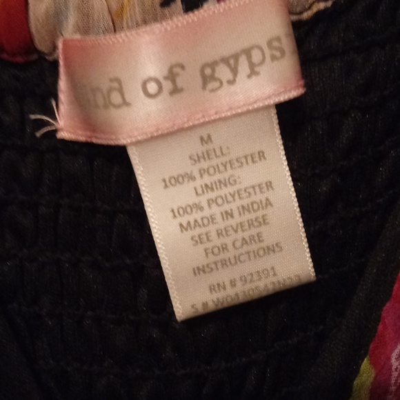 Band of Gypsies Boho Floral Mini Dress - Picture 4 of 4